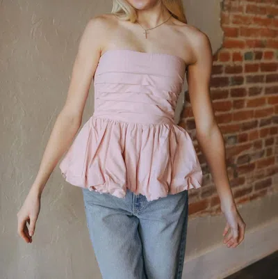 Sofie The Label Paige Blouse In Pink