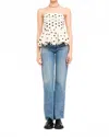 Sofie The Label Paige Off Shoulder Blouse In Natural In Neutral