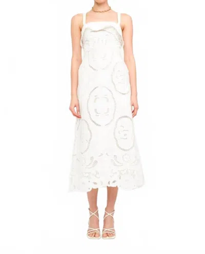 Sofie The Label Paloma Midi Dress In Off White