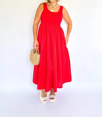 Sofie The Label Pisces Maxi Dress In Chili Red