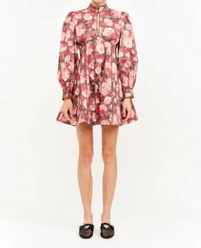 Sofie The Label Portia Floral Open Back Mini Dress In Multi