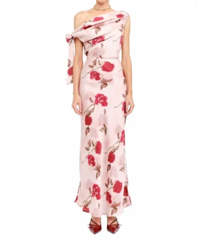 Sofie The Label Remie Floral Dress In Blush In Pink