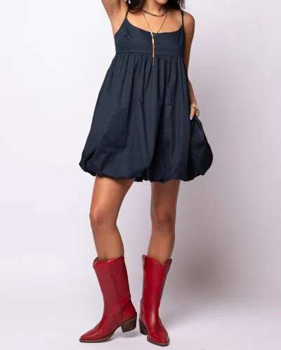 Sofie The Label Rhonda Mini Dress In Navy In Blue