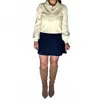 Sofie The Label Slade Sweater Skirt In Navy In Blue