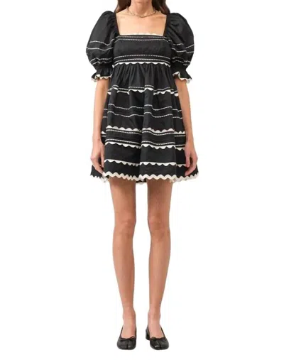 Sofie The Label Still Talking Dress In Black