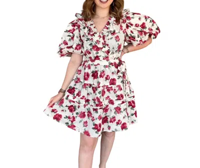 Sofie The Label The Josefine Dress In Red Multi