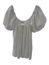 Sofie The Label Women's Jennie Mini Dress In Off White Denim In White