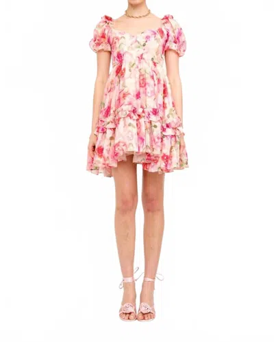 Sofie The Label Women's Rosie Floral Dress In Pink In Multi