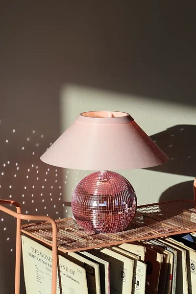 Sofiest Designs Disco Table Lamp In Rose At Urban Outfitters In Red