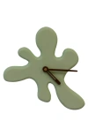 Sofiest Designs Splat Clock Kit In Tea Green