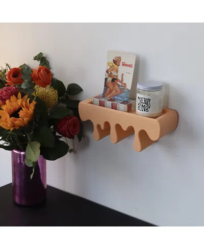 Sofiest Designs Trippy Drippy Shelf In Orange