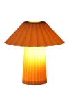 Sofiest Designs Umbrella Table Lamp In Orange Peel