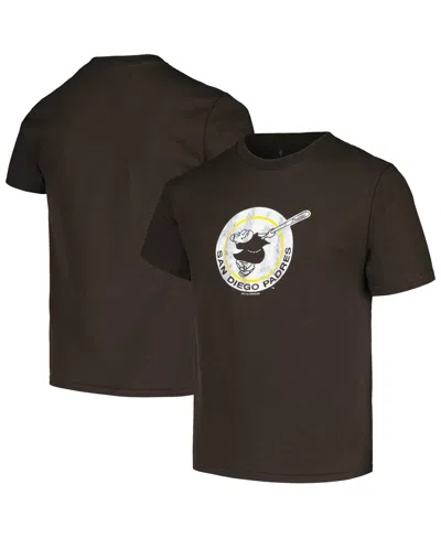 Soft As A Grape Kids' Big Boys And Girls Brown San Diego Padres Cooperstown Collection T-shirt