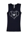 Soft As A Grape Big Girls  Navy Houston Astros Cotton Tank Top In Navy