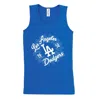 SOFT AS A GRAPE GIRLS YOUTH SOFT AS A GRAPE ROYAL LOS ANGELES DODGERS TANK TOP