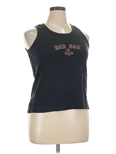 Pre-owned Soft As A Grape Sleeveless T-shirt In Black