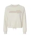 Soft As A Grape Natural Los Angeles Dodgers Tonal Checkered Sweatshirt