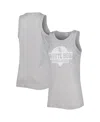 Soft As A Grape Women's  Gray Chicago White Sox Tri-blend Tank Top In Gray
