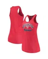 Soft As A Grape Red Washington Nationals Multicount Racerback Tank Top In Red