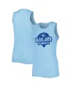 Soft As A Grape Royal Toronto Blue Jays Tri-blend Tank Top In Royal