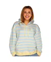 Soft As A Grape Yellow San Diego Padres Nantucket Fleece Pullover Hoodie In Blue
