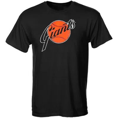 Soft As A Grape Kids' San Francisco Giants Youth Cooperstown T-shirt In Black