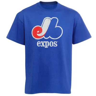 Soft As A Grape Kids' Montreal Expos Youth Cooperstown T-shirt In Royal