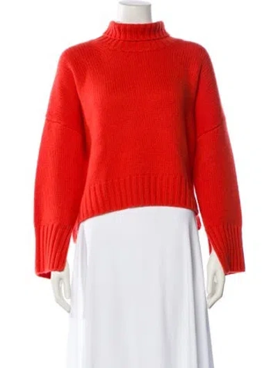 Pre-owned Soft Goat 2025 Girlfriend Turtleneck Sweater W/ Tags In Orange