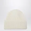 Soft Goat Cashmere Ribbed Beanie