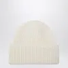 Soft Goat Cashmere Ribbed Beanie