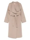Soft Goat Leather Coats In Pink