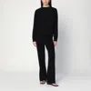 Soft Goat Black Cashmere Suit In Black