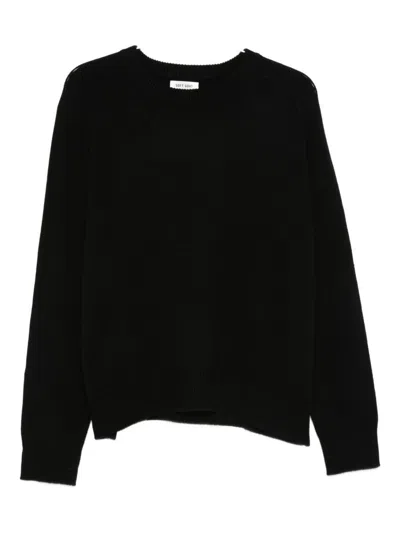 SOFT GOAT SOFT GOAT BLACK CREW NECK SWEATER