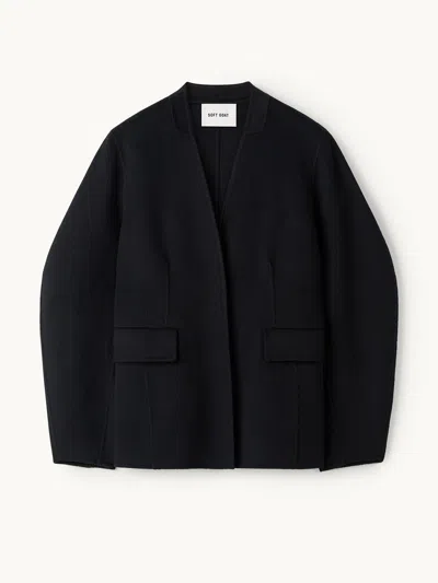Soft Goat Blazer Black M