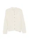 CABLE-KNIT CARDIGAN