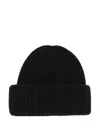 Soft Goat Cashmere Beanie In Black