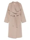Soft Goat Coats Light And Natural In Neutral