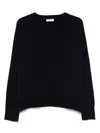 Soft Goat Cashmere Boyfriend Crewneck Jumper