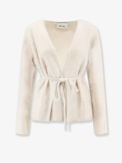 Soft Goat Cashmere Cardigan In Neutral