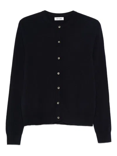 Soft Goat Cashmere Cardigan In Black