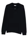 Soft Goat Cashmere Polo Sweater In Blue