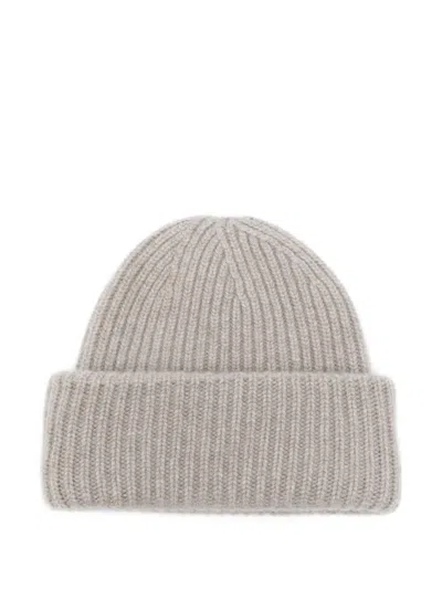 Soft Goat Cashmere Ribbed Beanie