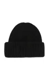 Soft Goat Cashmere Beanie In Black
