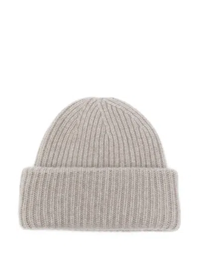 Soft Goat Cashmere Ribbed Beanie