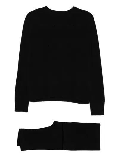 Soft Goat Cashmere Sweater In Black
