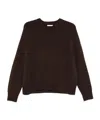 Soft Goat Cashmere Sweater In Brown