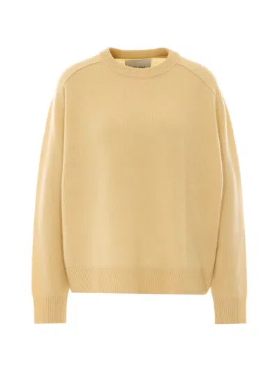Soft Goat Cashmere Sweater In Yellow