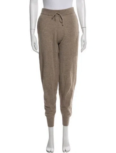 Pre-owned Soft Goat Cashmere Sweatpants In Neutral