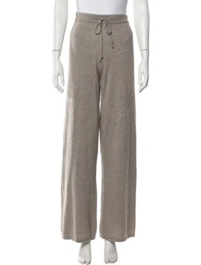 Pre-owned Soft Goat Cashmere Sweatpants W/ Tags In Neutrals