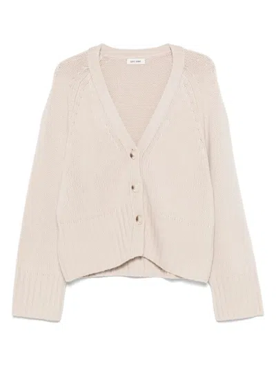 Soft Goat Cashmere V-necked Cardigan